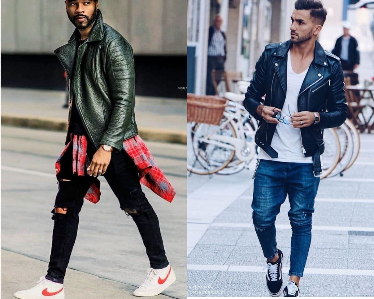 Shoes to Wear With Leather Jackets Shoes to Wear With Leather Jackets