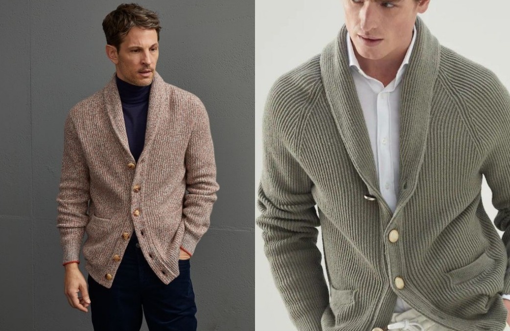 button front men's cardigan sweaters