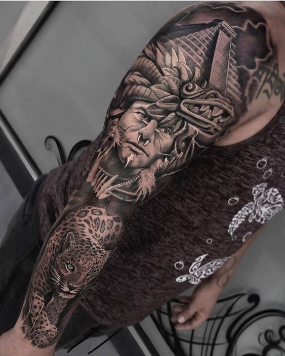 Tribal tattoos for Men Sleeve