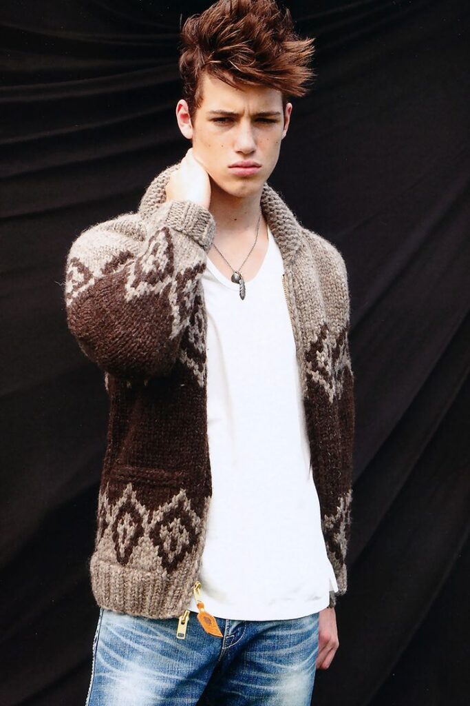 mens cardigan for winter