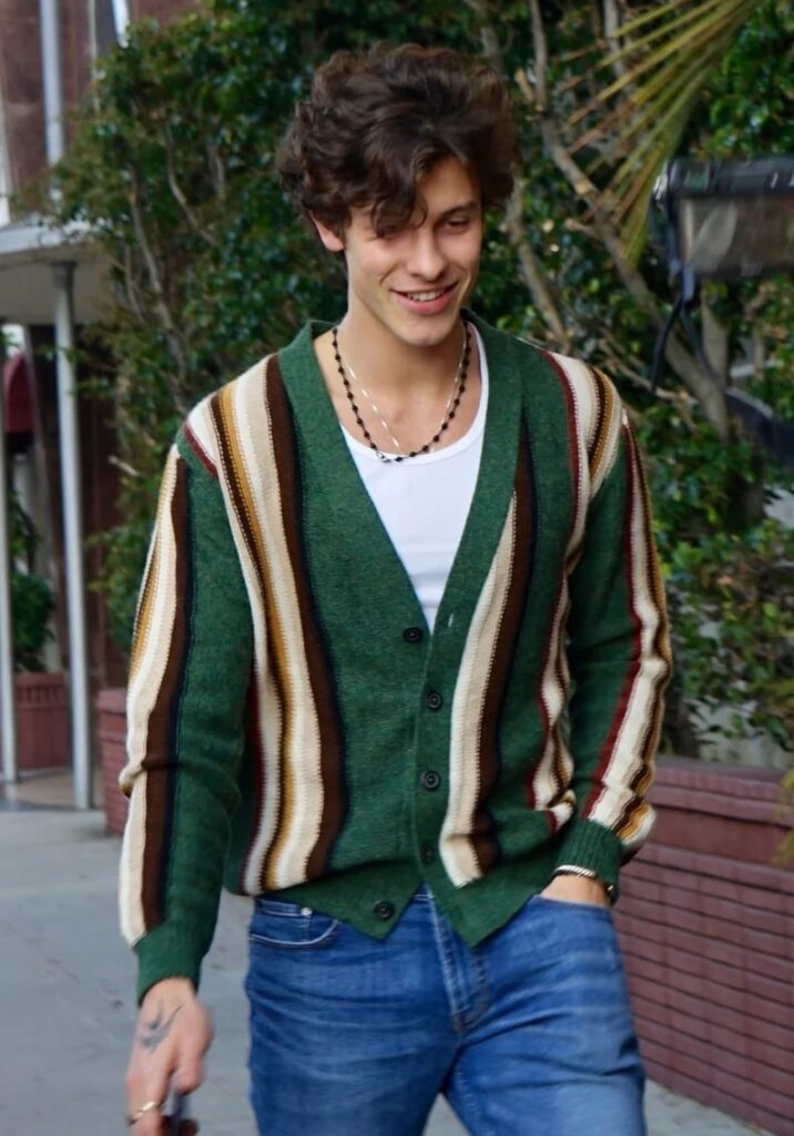 men's stylish cardigans urban street style