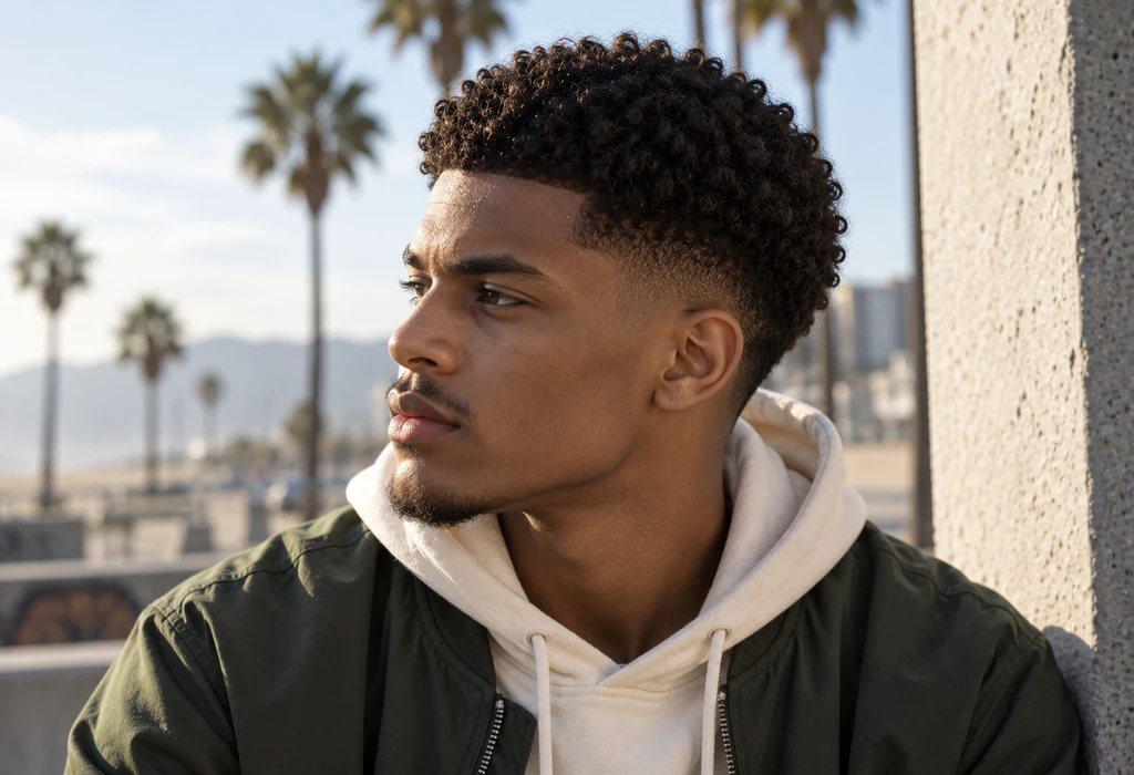 short afro or curly top fade short afro or curly top fade