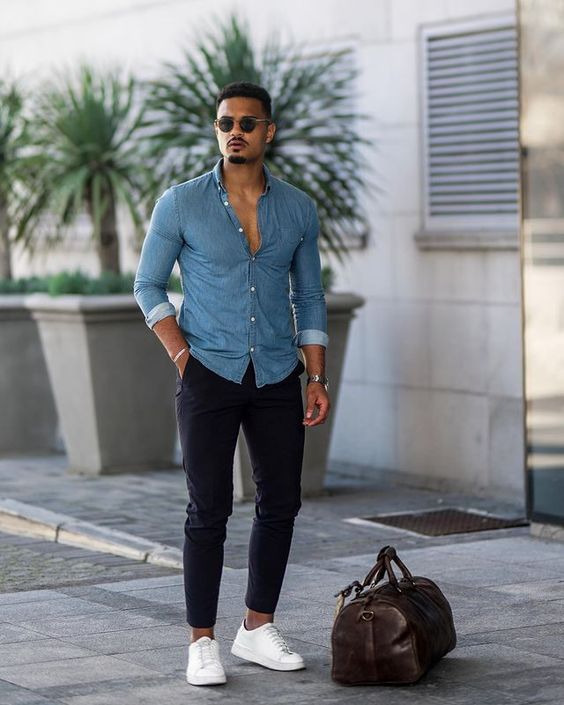 Chambray Shirt Trends in 2026: Styles, Colors and How to Wear Them Chambray Shirt Colors Men Actually Wear