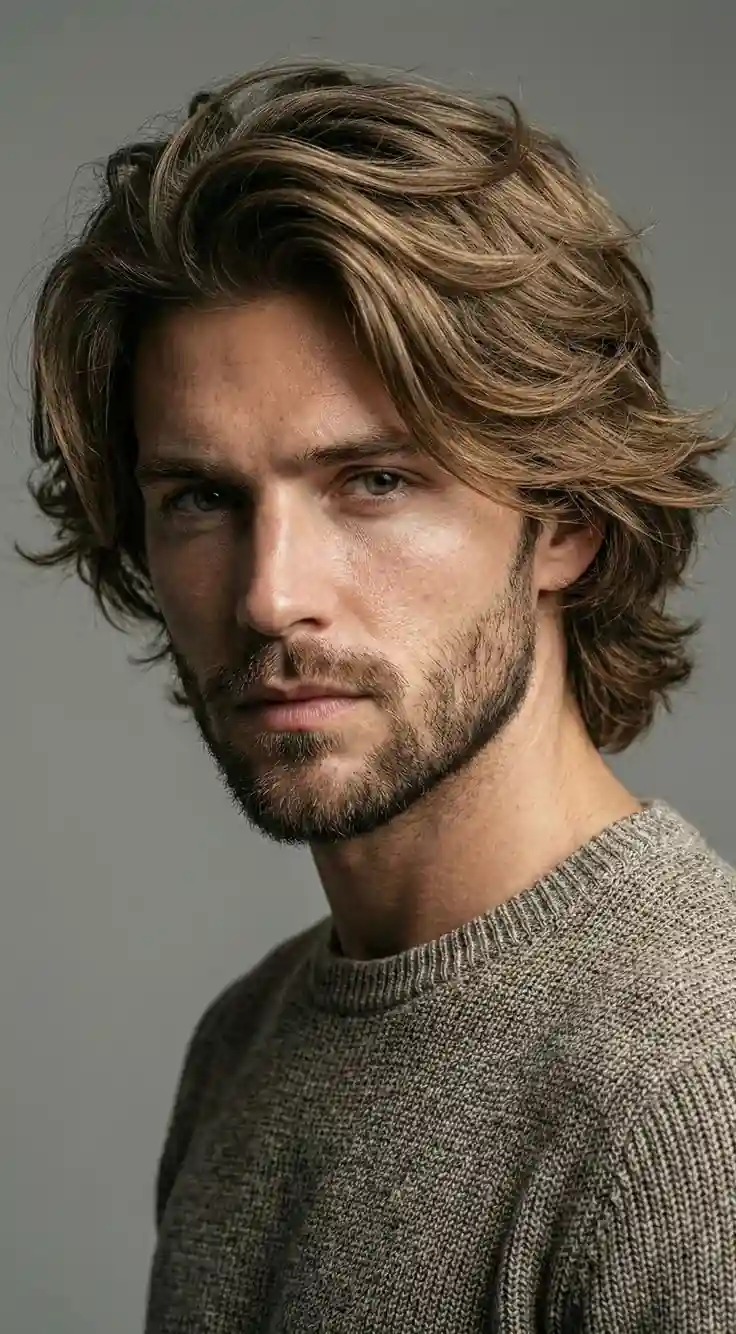 Dirty Blonde Long Layered Haircut Men Dirty Blonde Long Layered Haircut Men