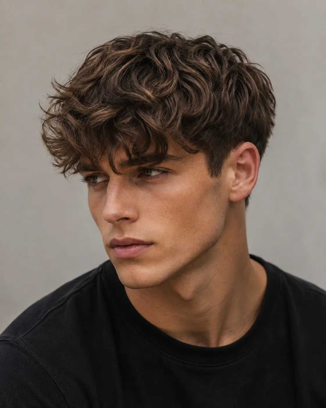 Dirty Blonde Wavy Fringe Haircut Male Dirty Blonde Wavy Fringe Haircut Male