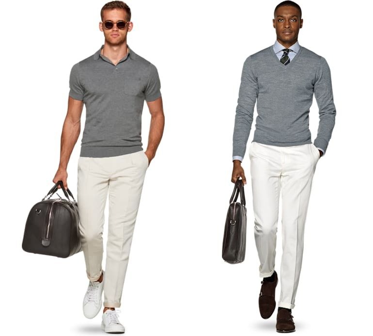 How I’d Style a Grey Shirt with White Pants (Casual to Smart Looks)