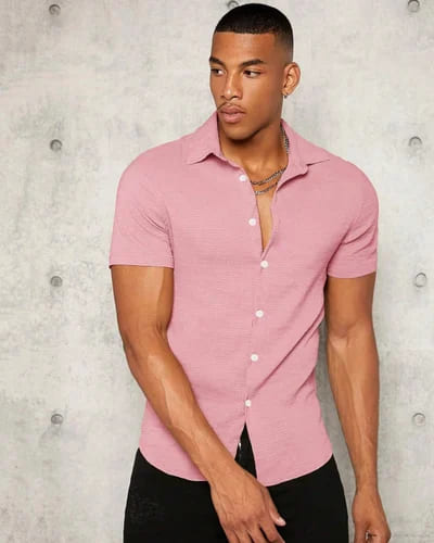 light pink shirt for men