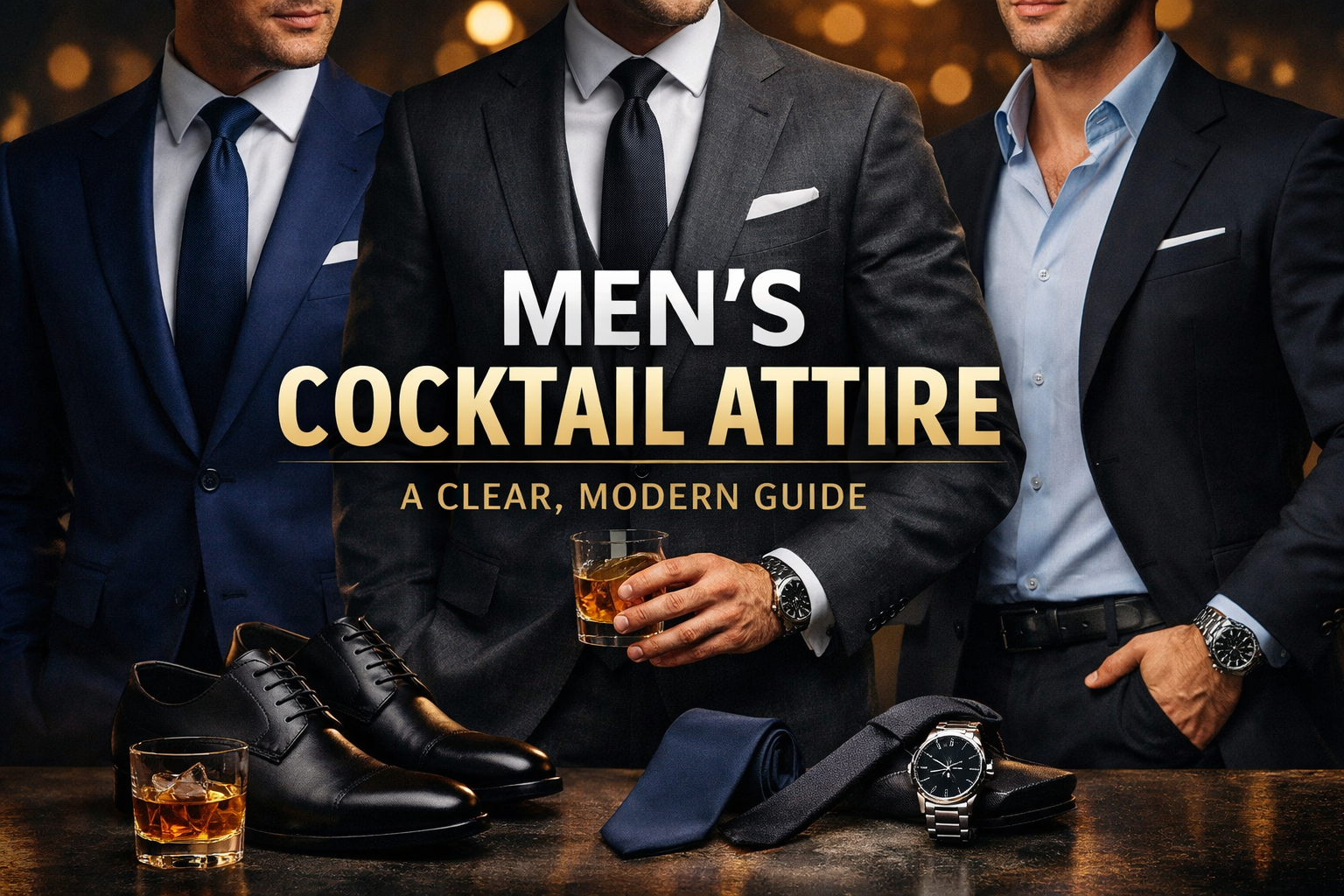 Men’s Cocktail Attire A Clear, Modern Guide That Actually Makes Sense
