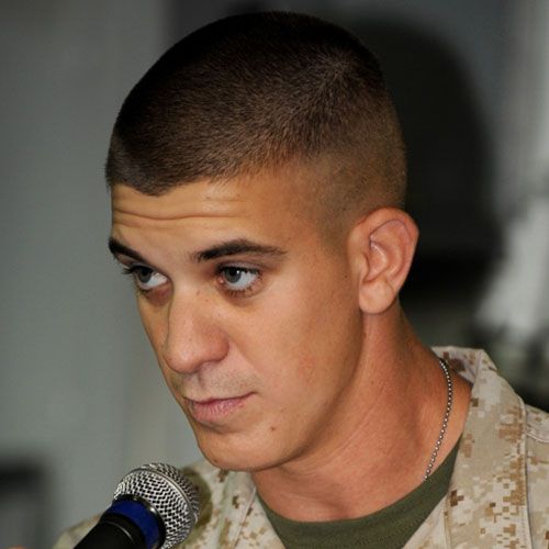 Short, Sharp, and Simple 27 Military Style Haircuts for Men Military Tapered Buzz Cut