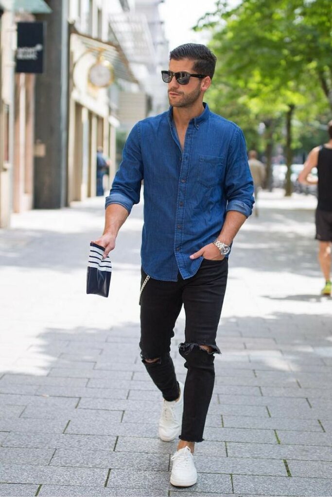 Chambray Shirt Trends in 2026: Styles, Colors and How to Wear Them best chambray shirts men