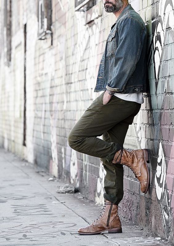 boots and chinos men