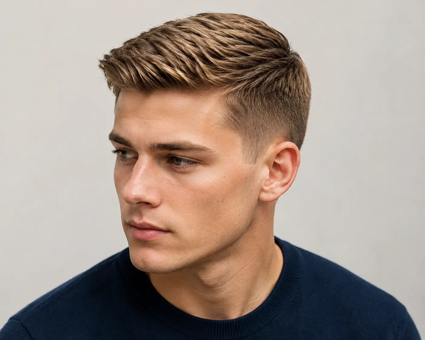 dirty blonde Ivy League haircut dirty blonde Ivy League haircut