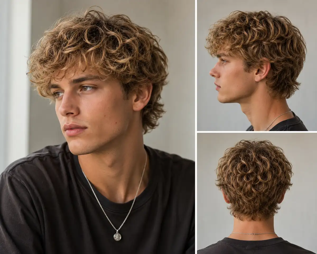 dirty blonde loose curls haircut men fashion dirty blonde loose curls haircut men fashion