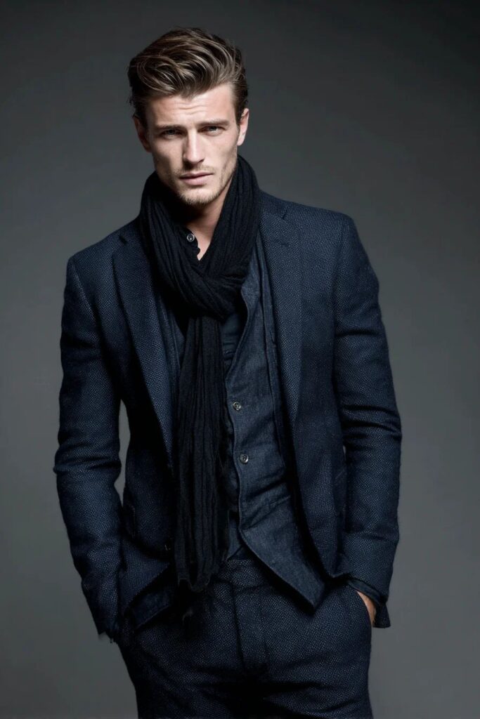 How to Tie a Scarf for Men: 11 Easy, Stylish Ways That Work Every Time how to tie reverse drape tuck men