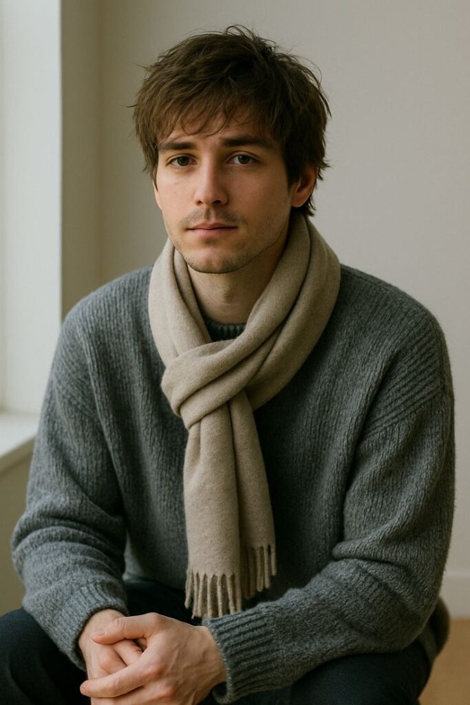 How to Tie a Scarf for Men: 11 Easy, Stylish Ways That Work Every Time parisian knot scarf men