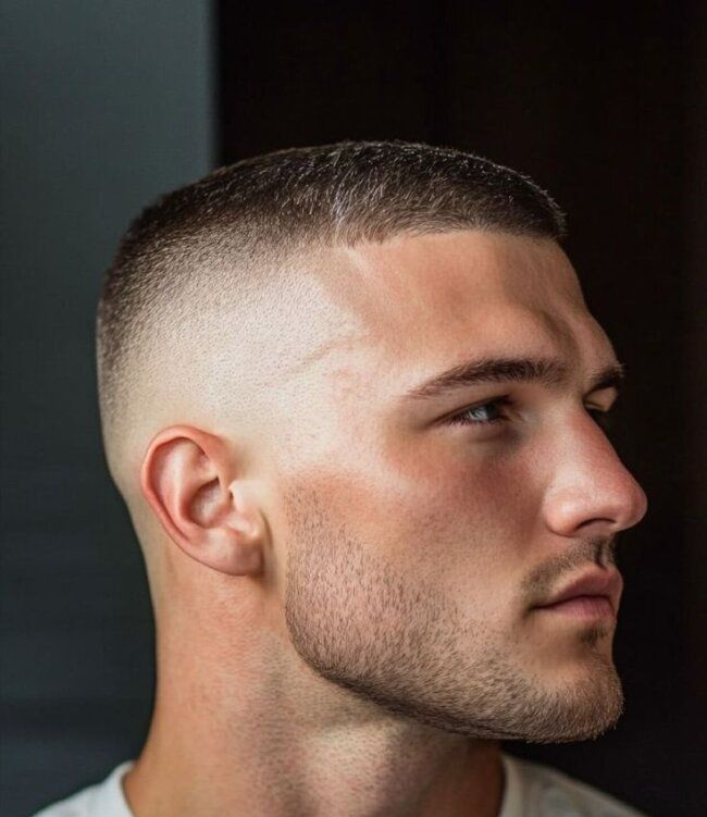Short, Sharp, and Simple 27 Military Style Haircuts for Men short military flat top haircut