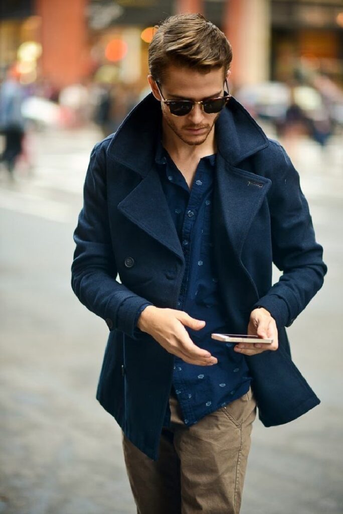 old navy peacoat men