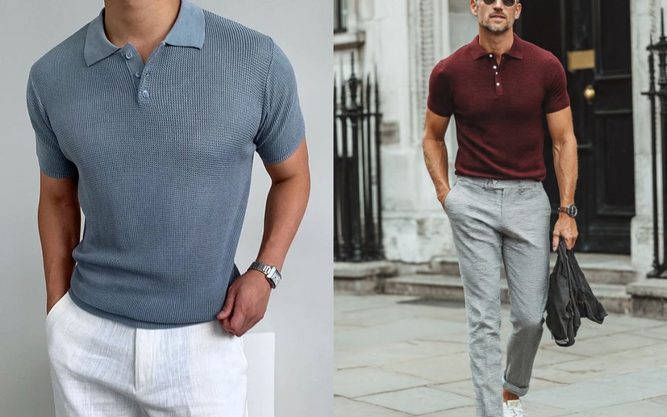 first date outfit for men with cuban collar shirt and jeans