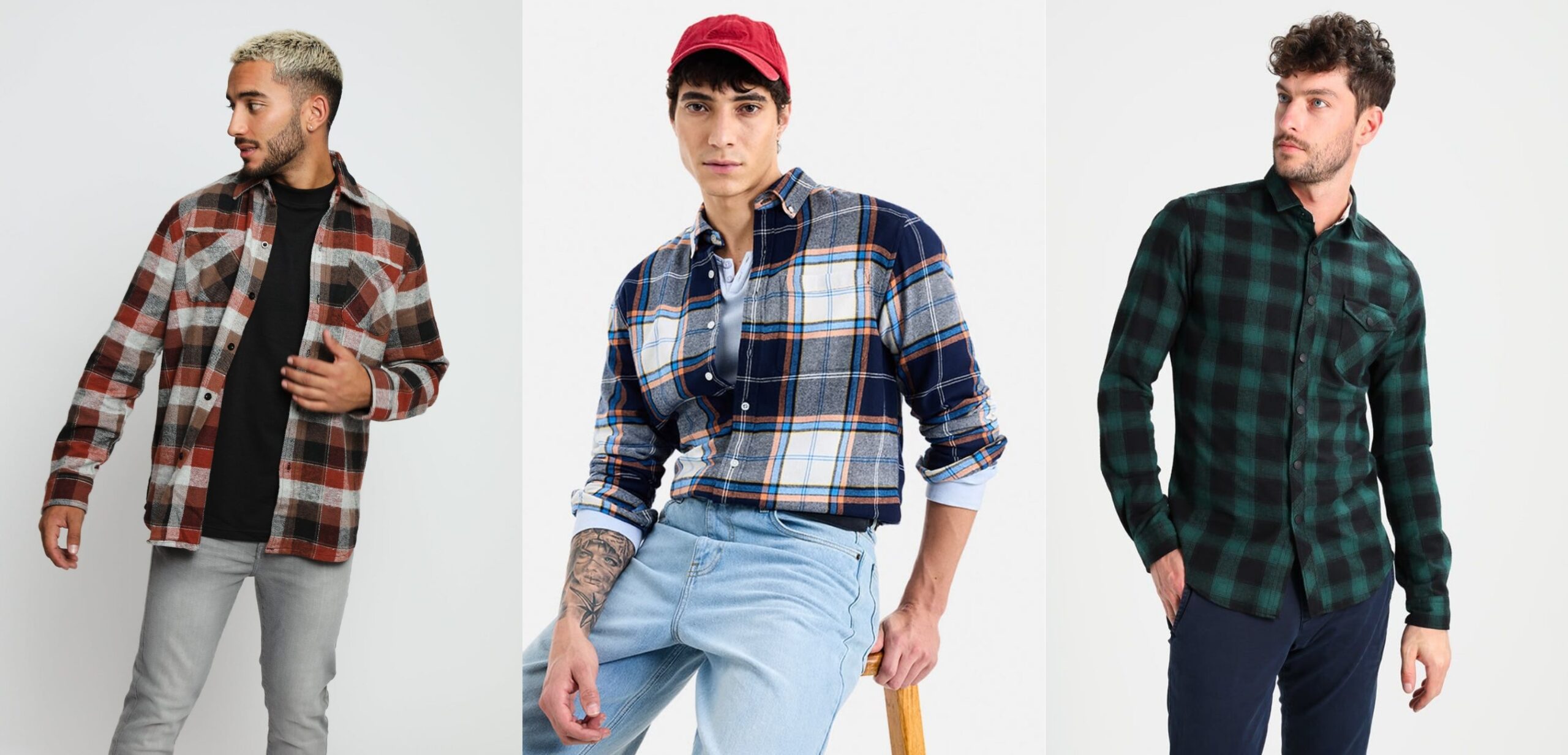flannel shirt men pinterest
