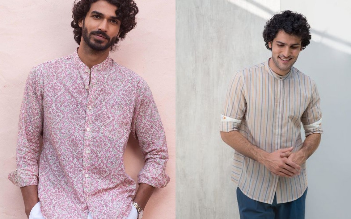 kurta type shirts for men