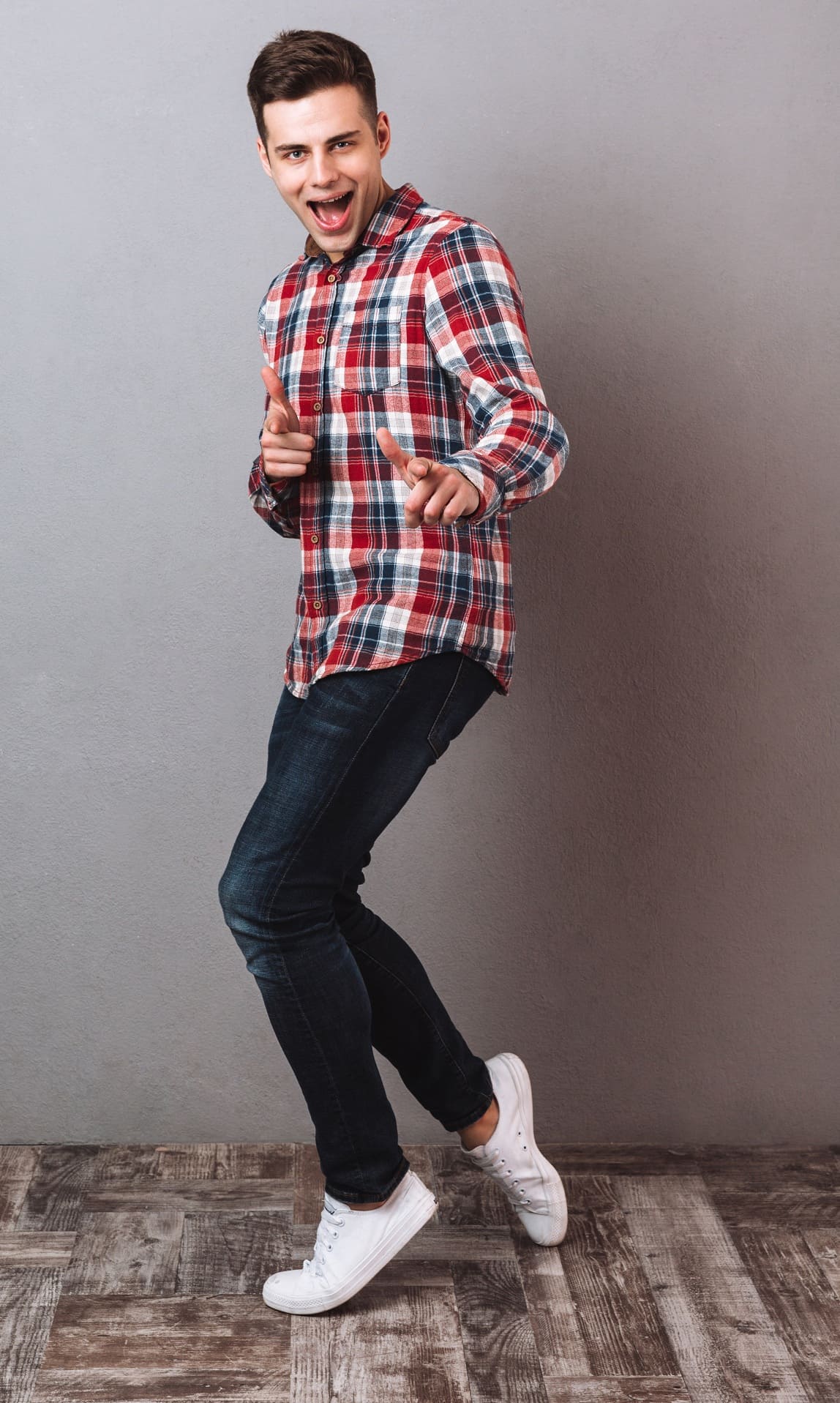 men tapered denim jeans