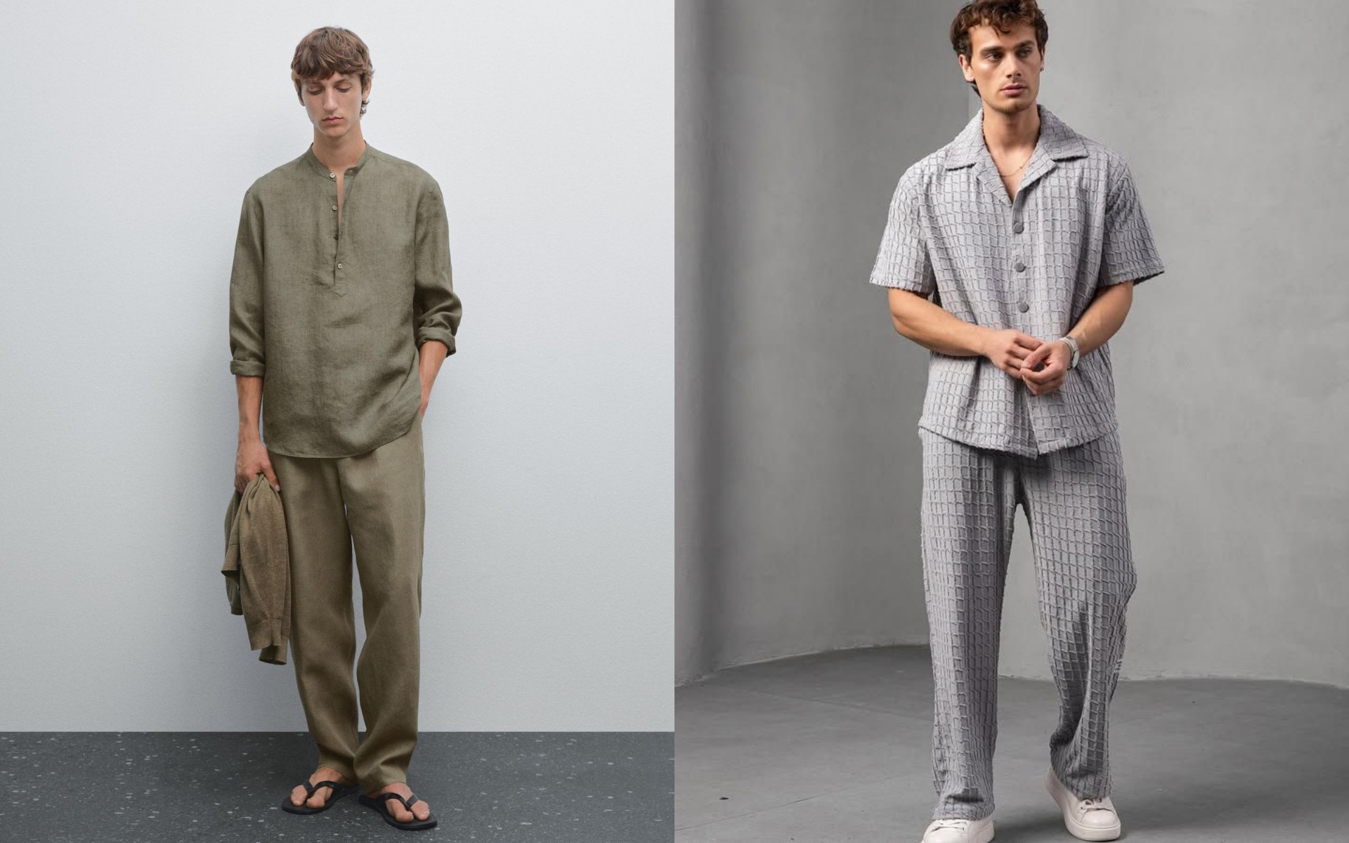mens linen lounge pants comfortable home wear