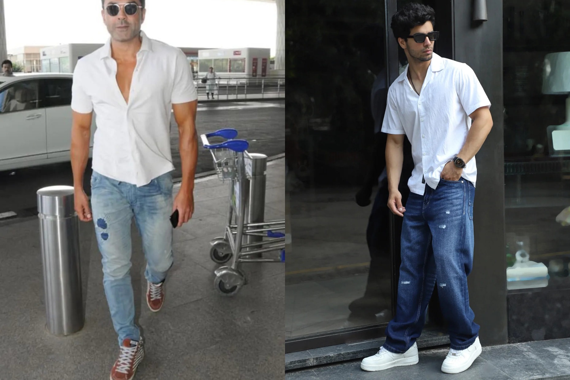white shirt with blue jeans casual outfit men white shirt with blue jeans casual outfit men