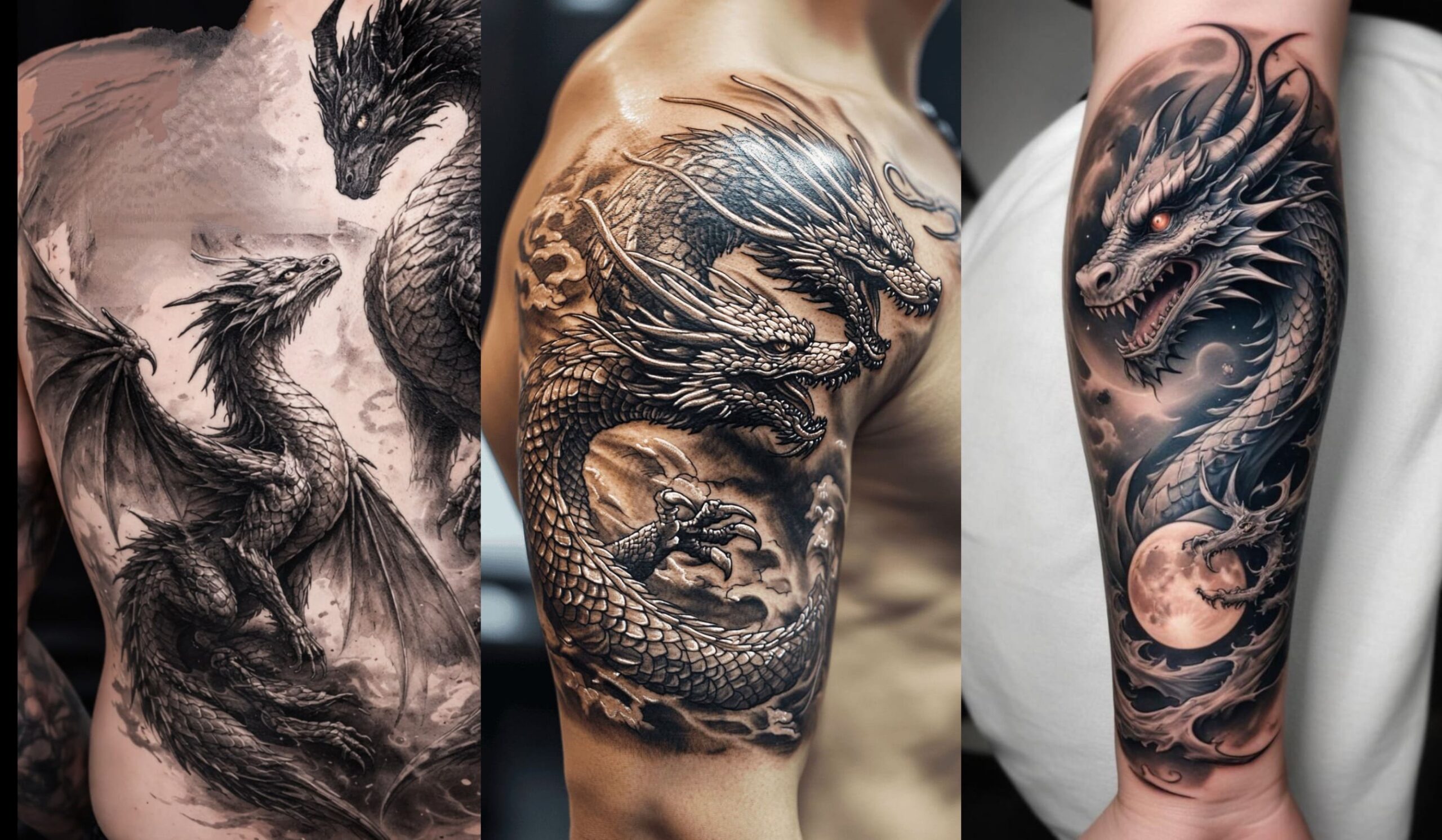21 Top Dragon Tattoos For Men - Best Design and Ideas