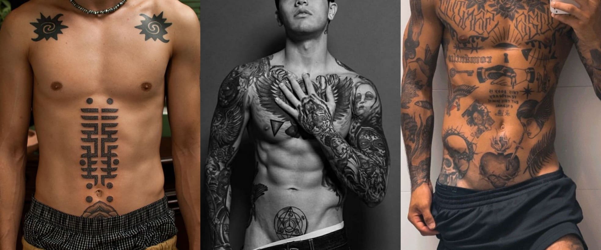 9 Stomach Tattoos for Men with Strong Design Ideas