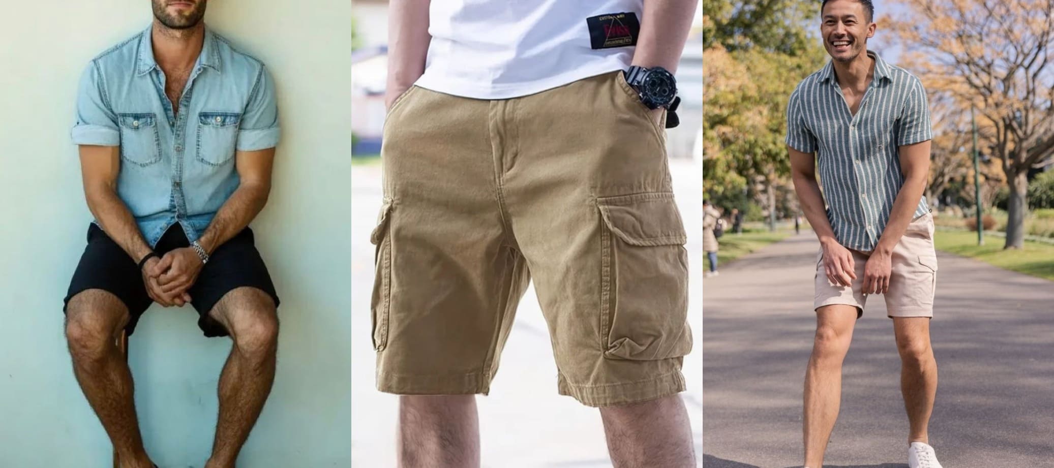 How to Style Men’s Colored Khaki Shorts