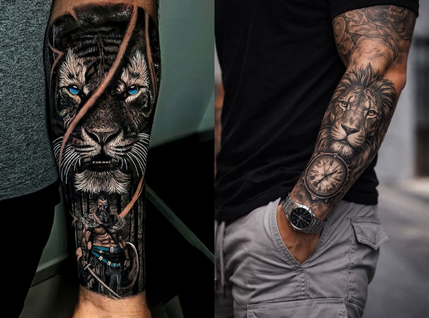 Meaning of Lion Tattoos for Men