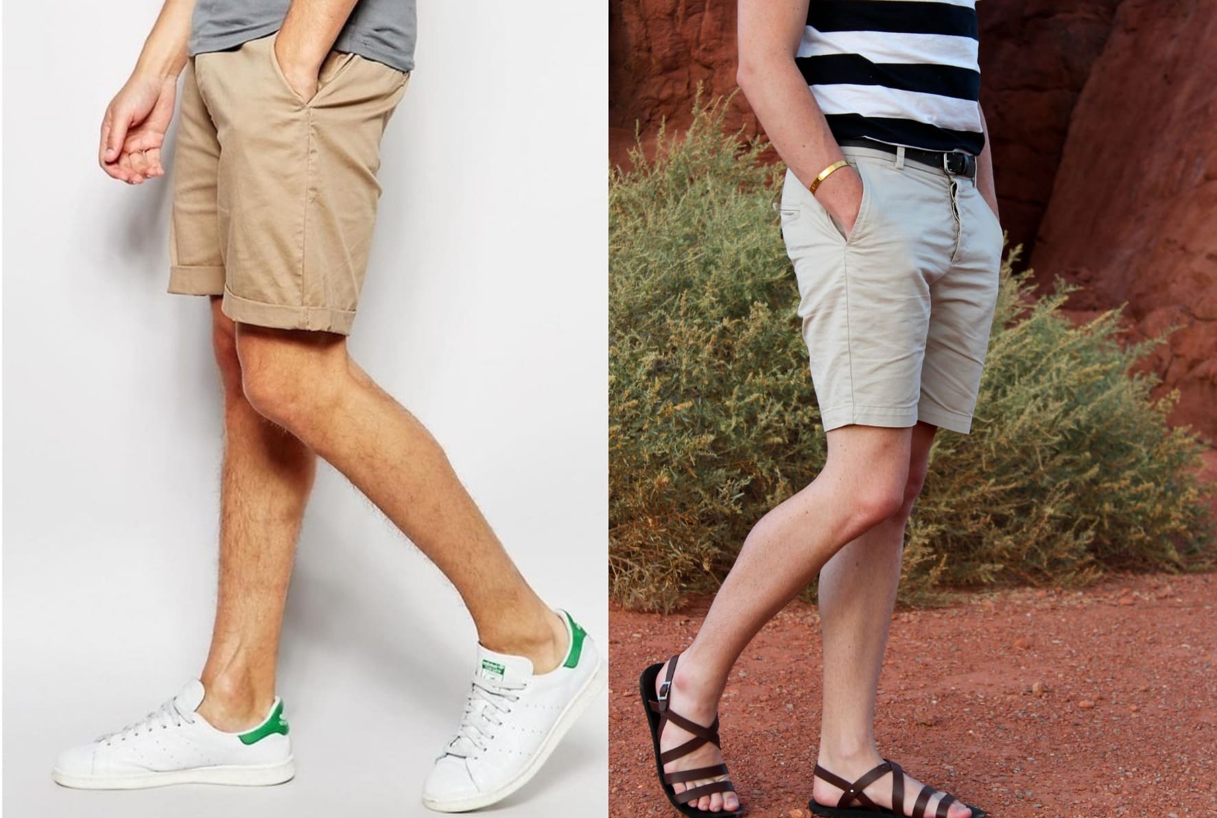 What Shoes to Wear with Khaki Shorts