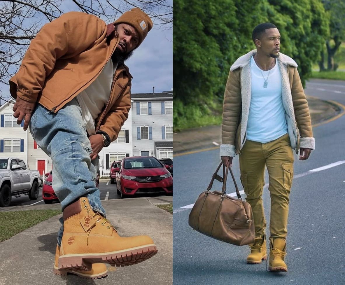 men's boots with slight heel