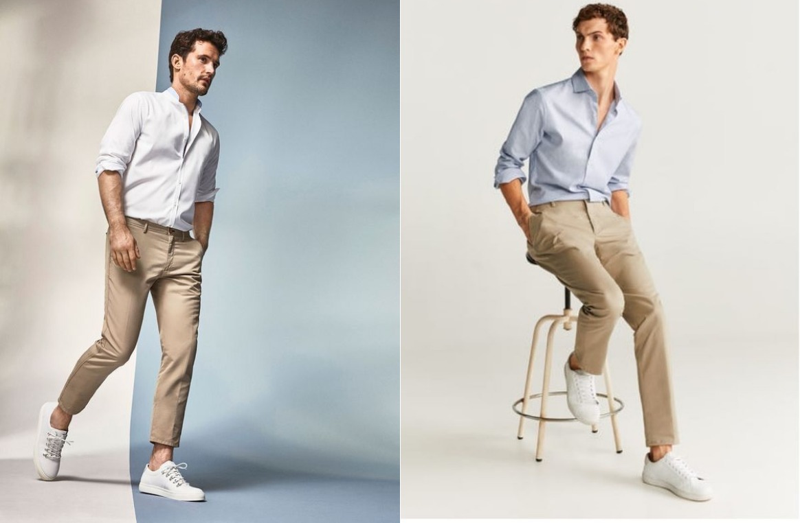 shirt with khaki pants and sneakers combination shirt with khaki pants and sneakers combination