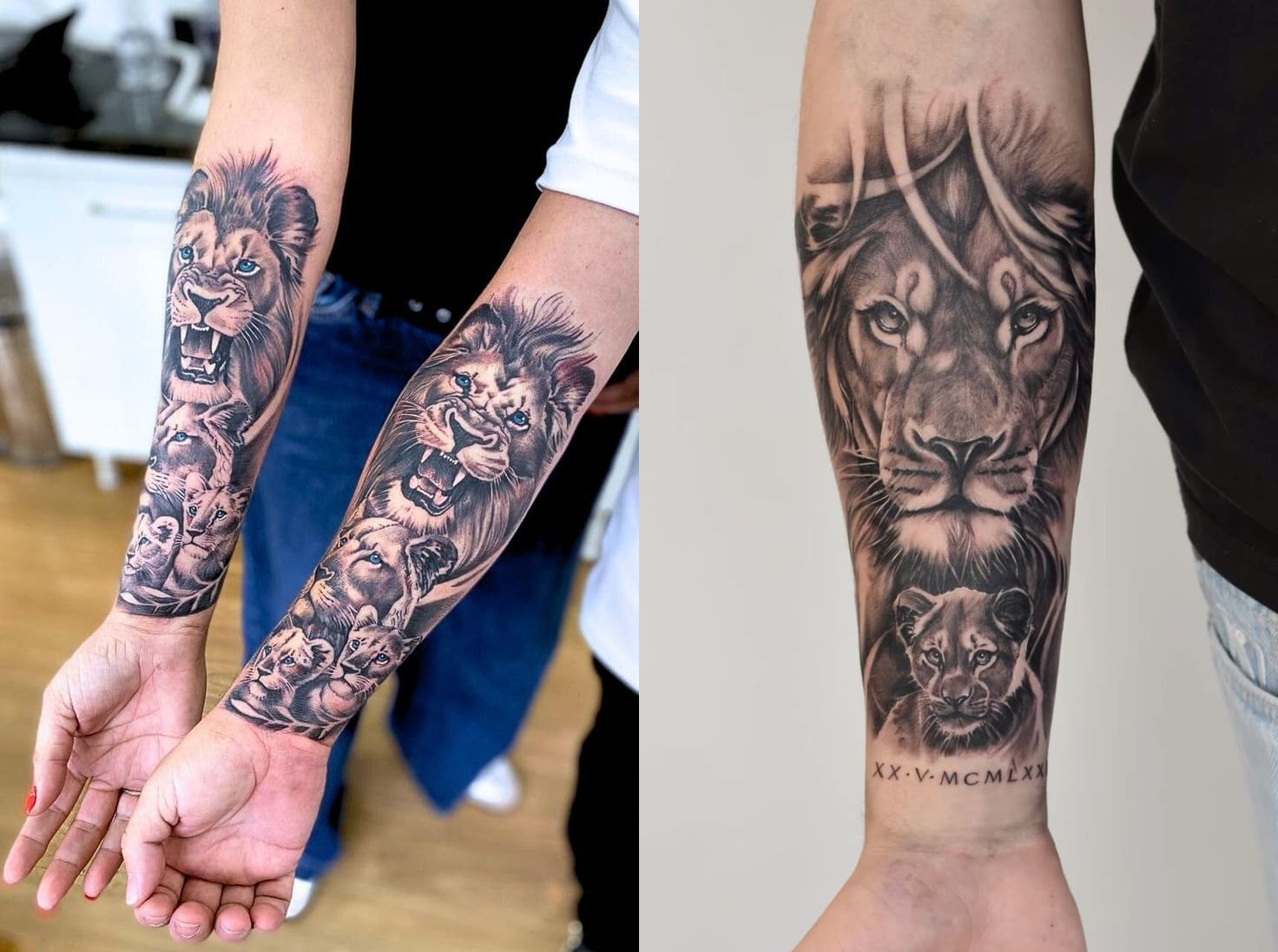 what does a lion and cub tattoo mean