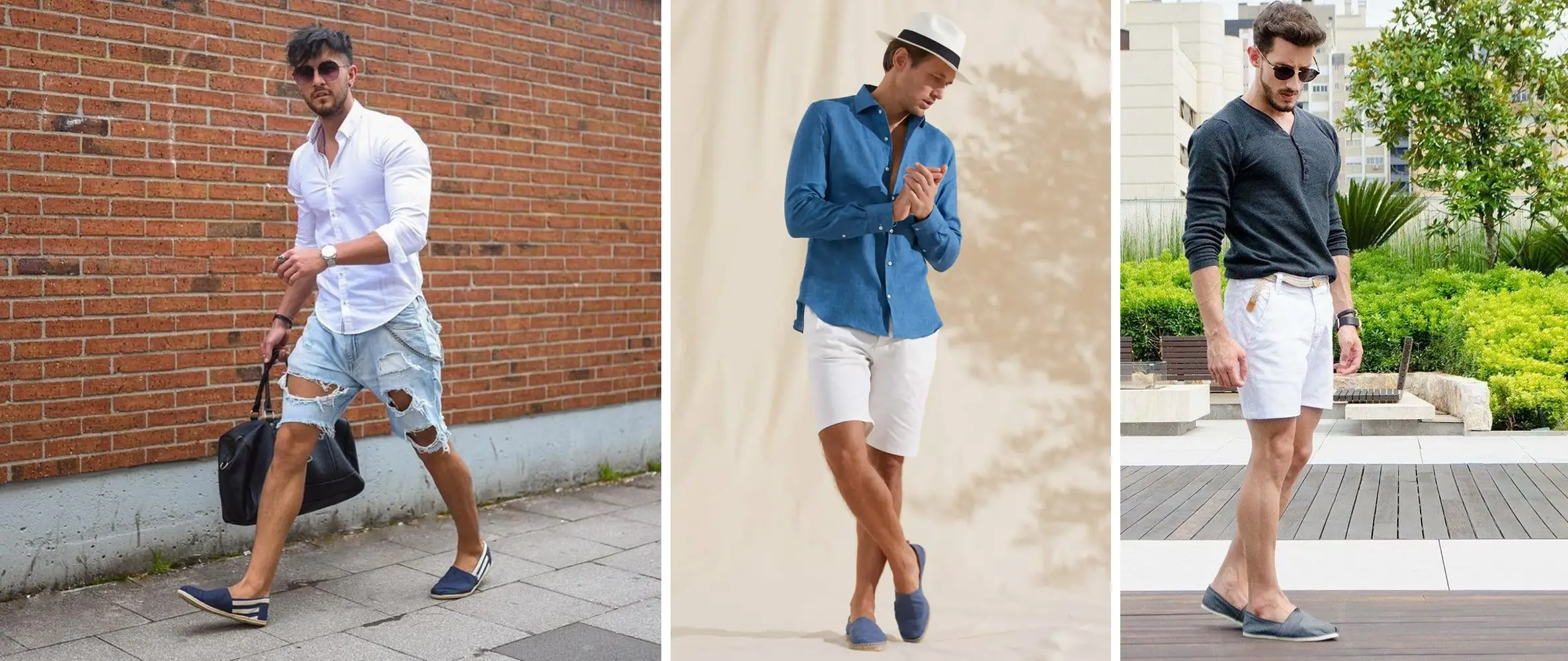 Shorts with Espadrilles Outfits For Men Shorts with Espadrilles Outfits For Men