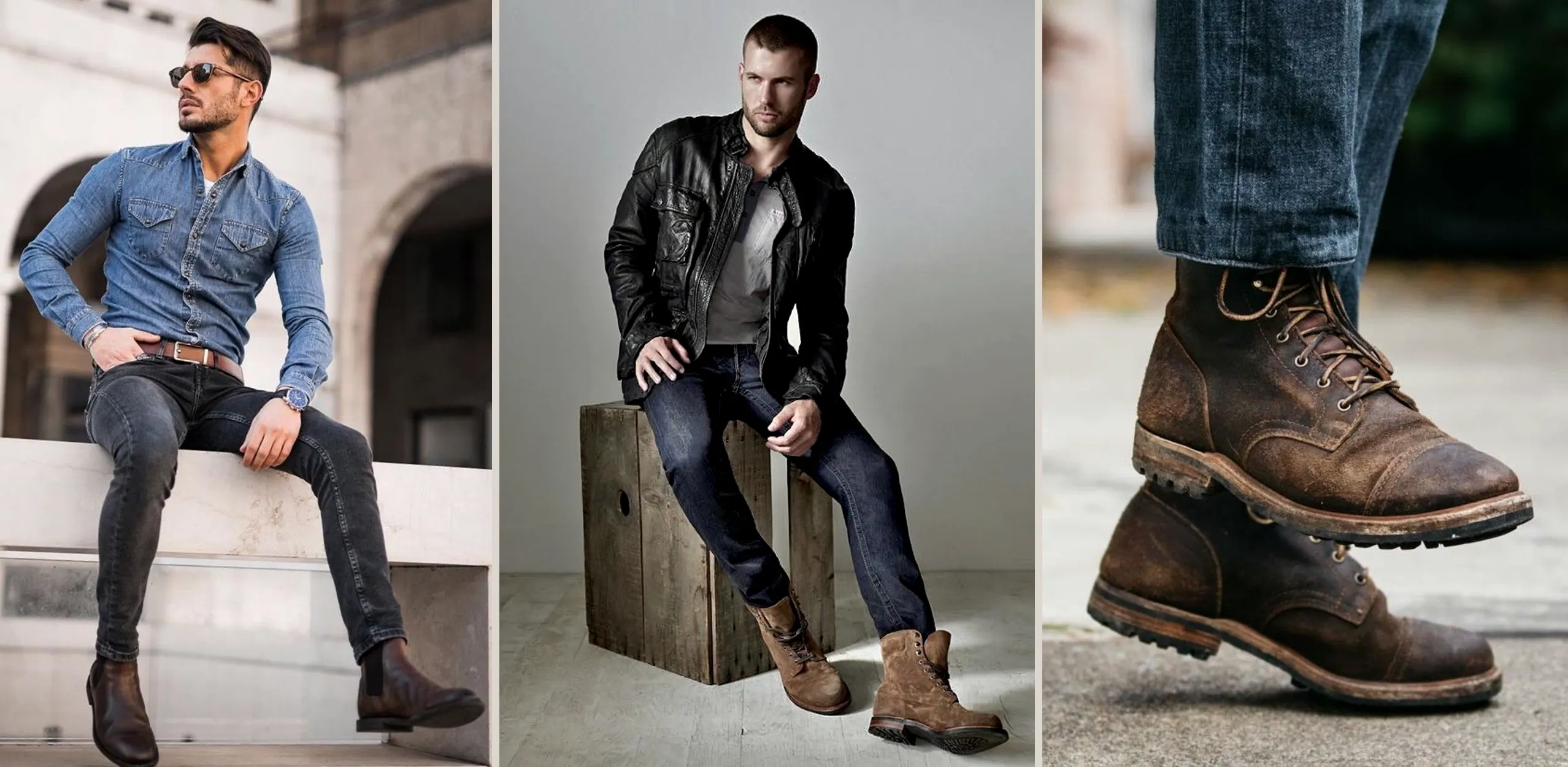 Ways To Wear Boots With Jeans For Men