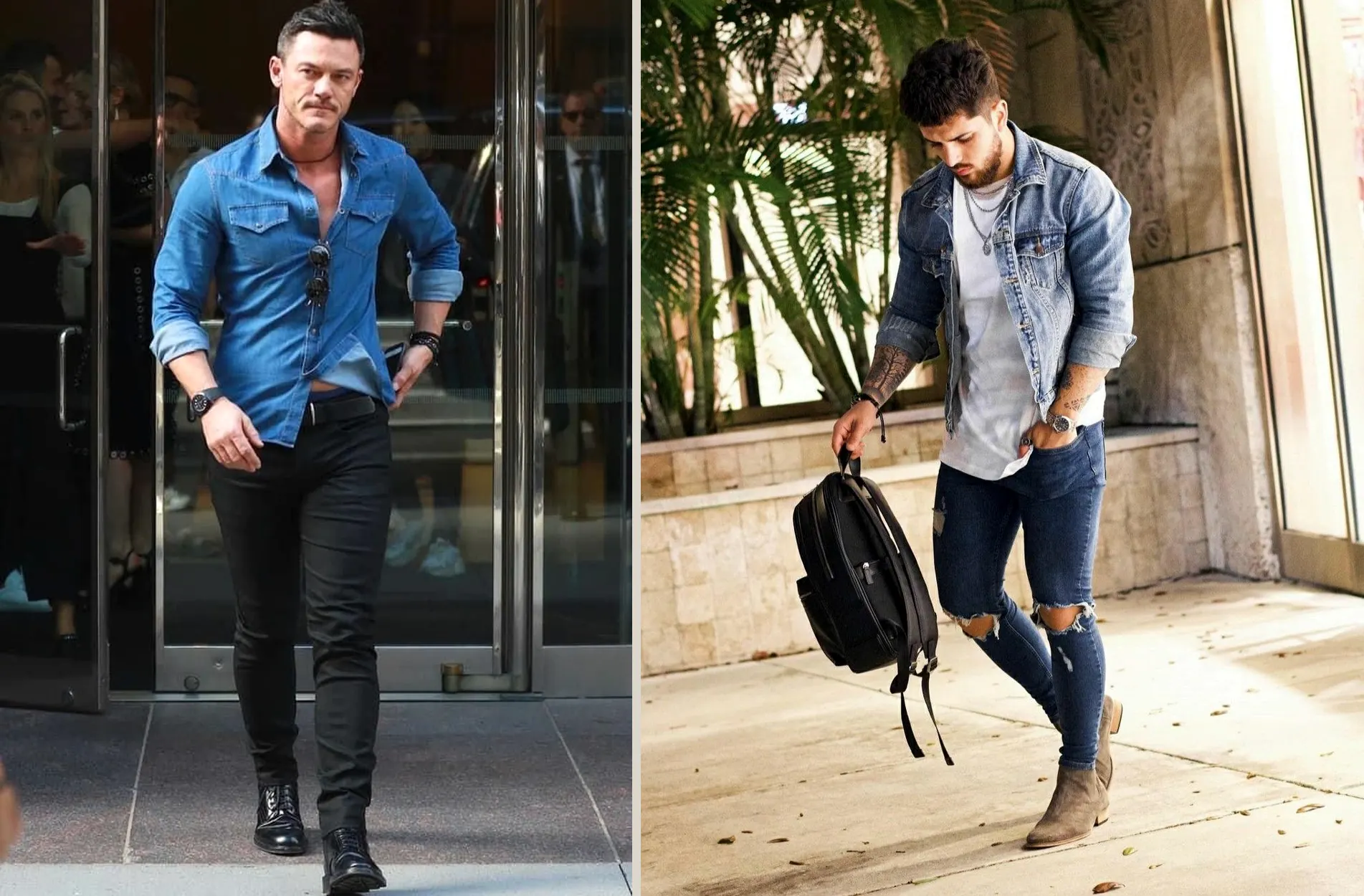 boots combination with jeans