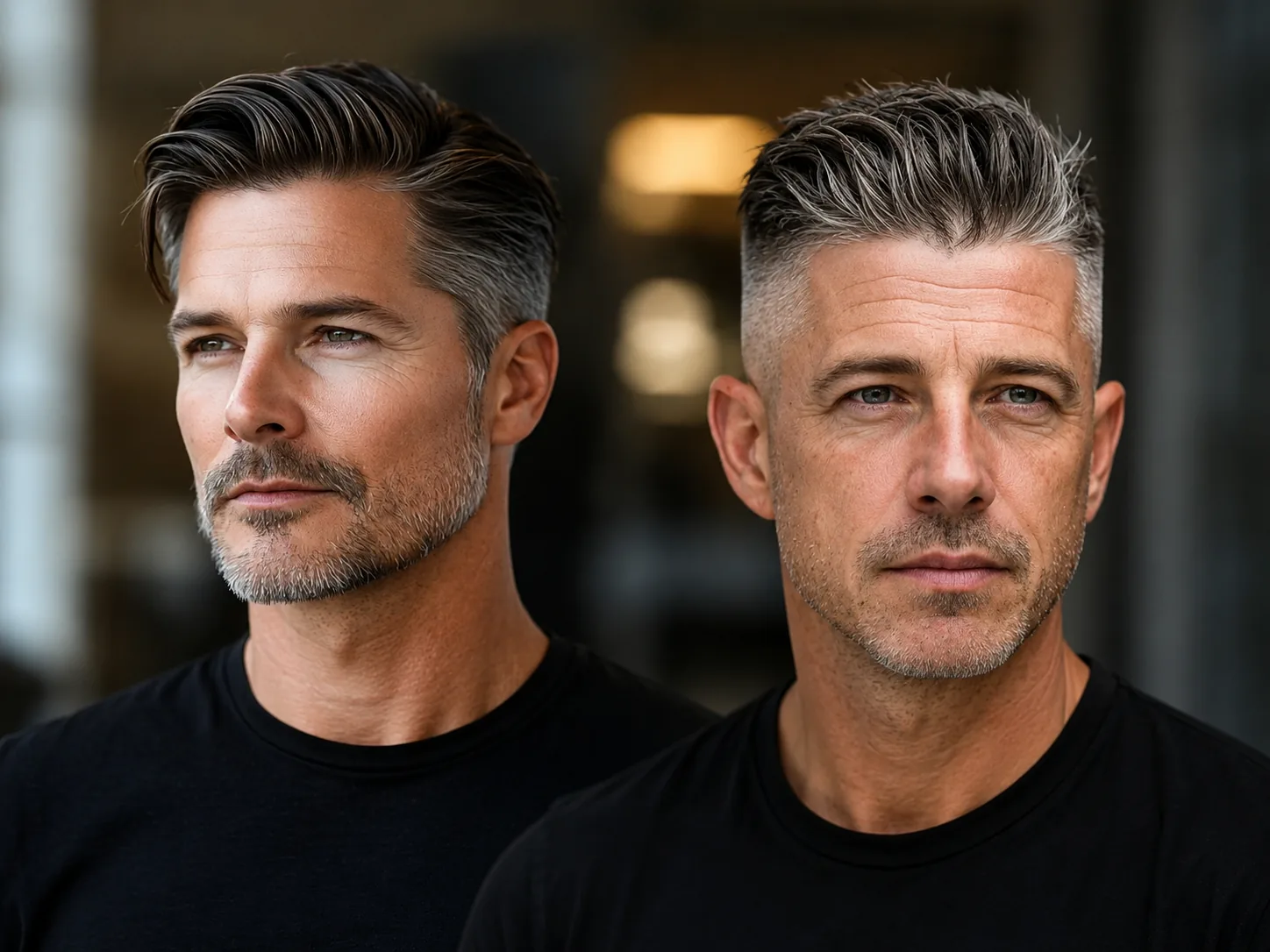 cropped gentlemen's hairstyle old money