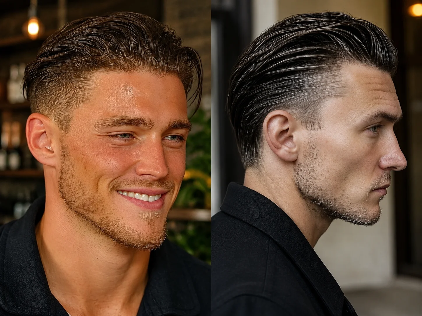 natural slick back hairstyles old money haircut