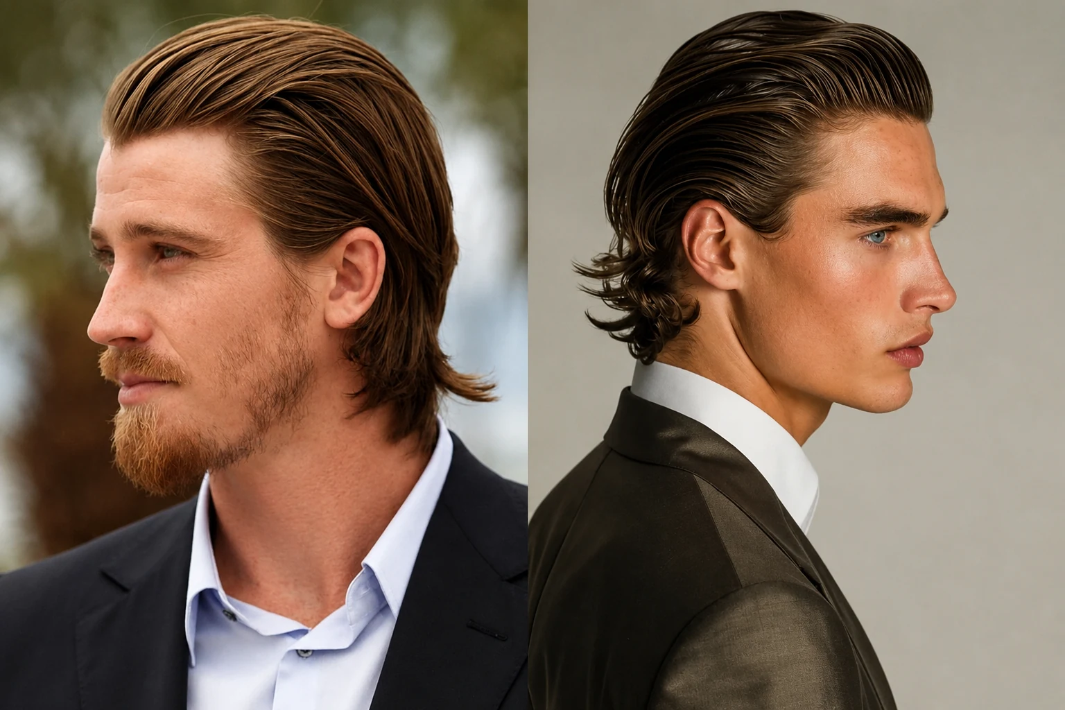 old money long hairstyles male