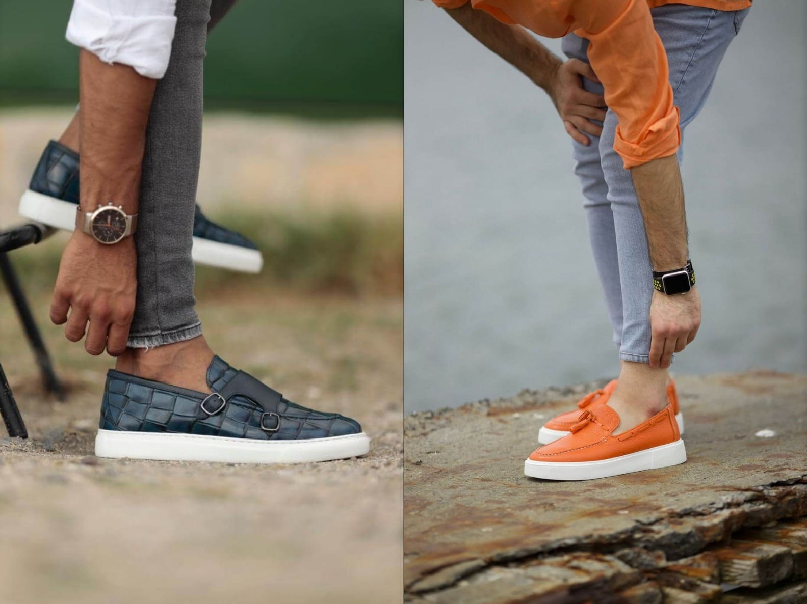 stylish slip-on shoes for men summer style