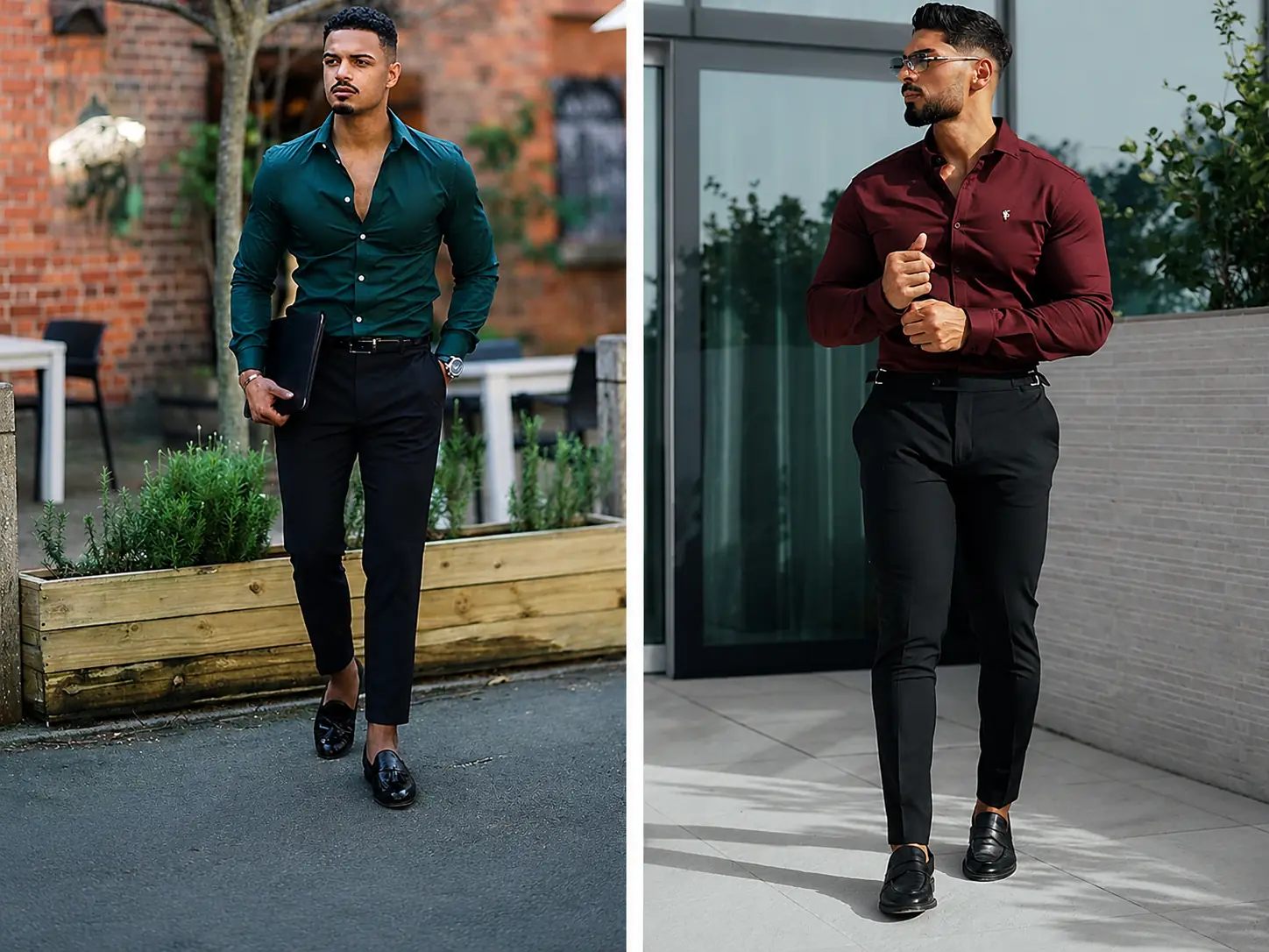 Black Dress Pants Men Outfit