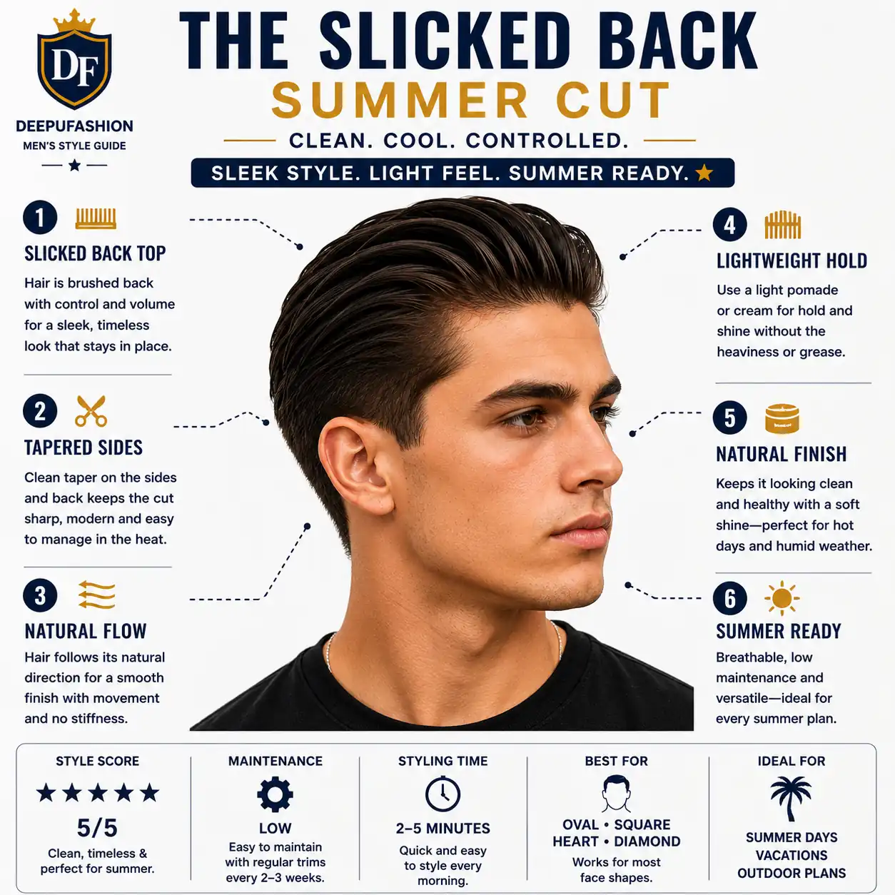 slick back summer hairstyles slick back summer hairstyles