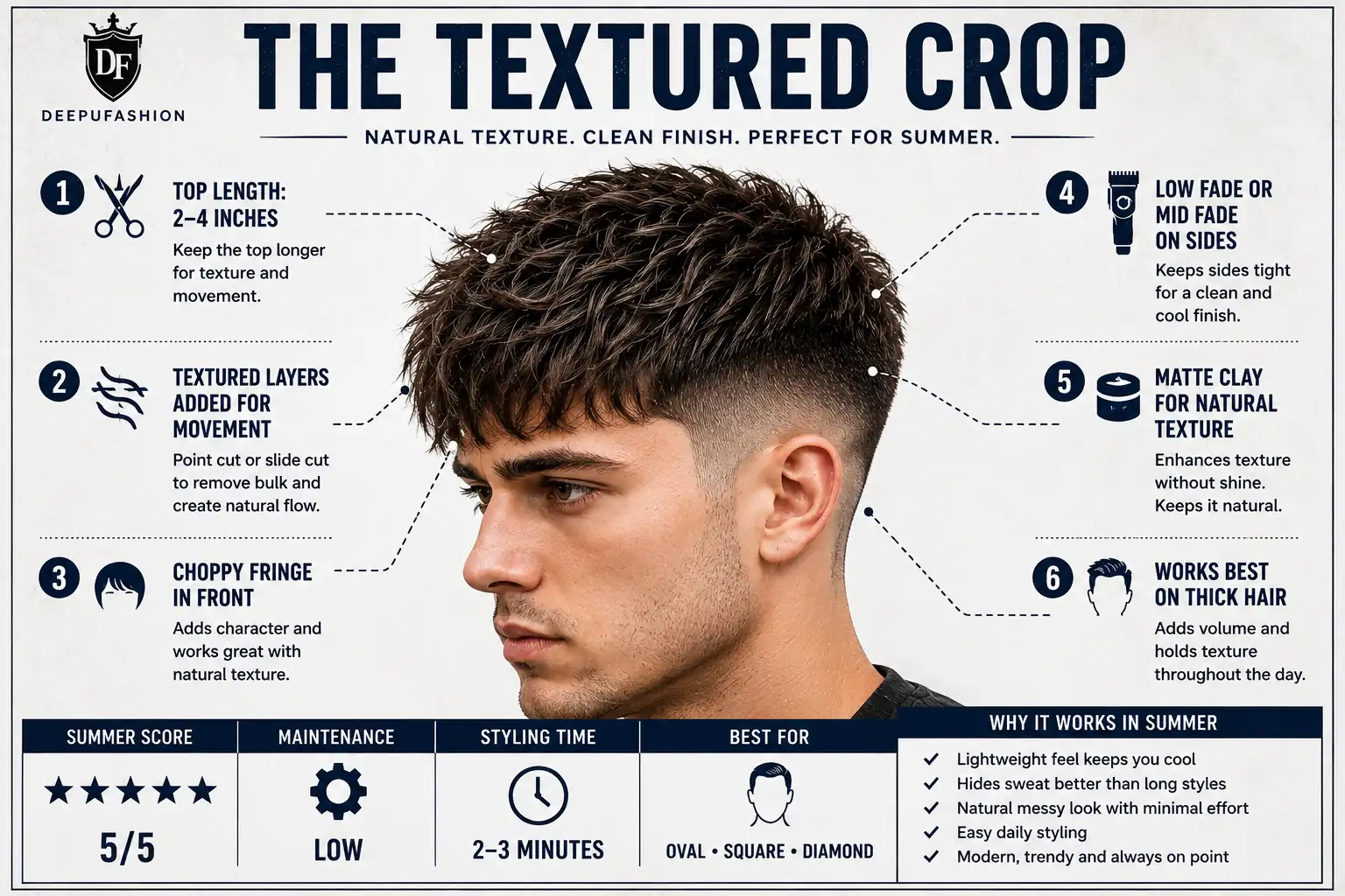 the textured crop summer haircut for guys the textured crop summer haircut for guys