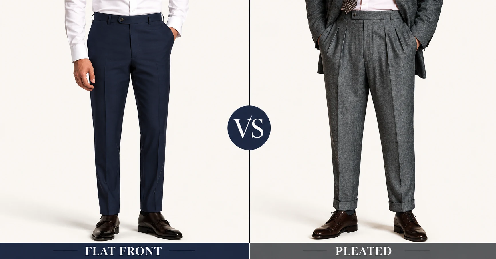 Flat Front vs Pleated Trousers Which Style Is Right for You