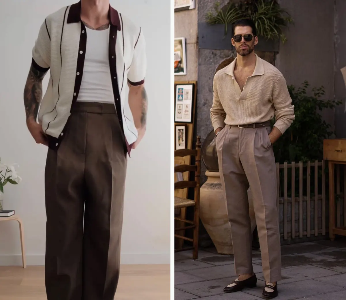 Pleated Trousers Men — Fabric Guide Pleated Trousers Men — Fabric Guide
