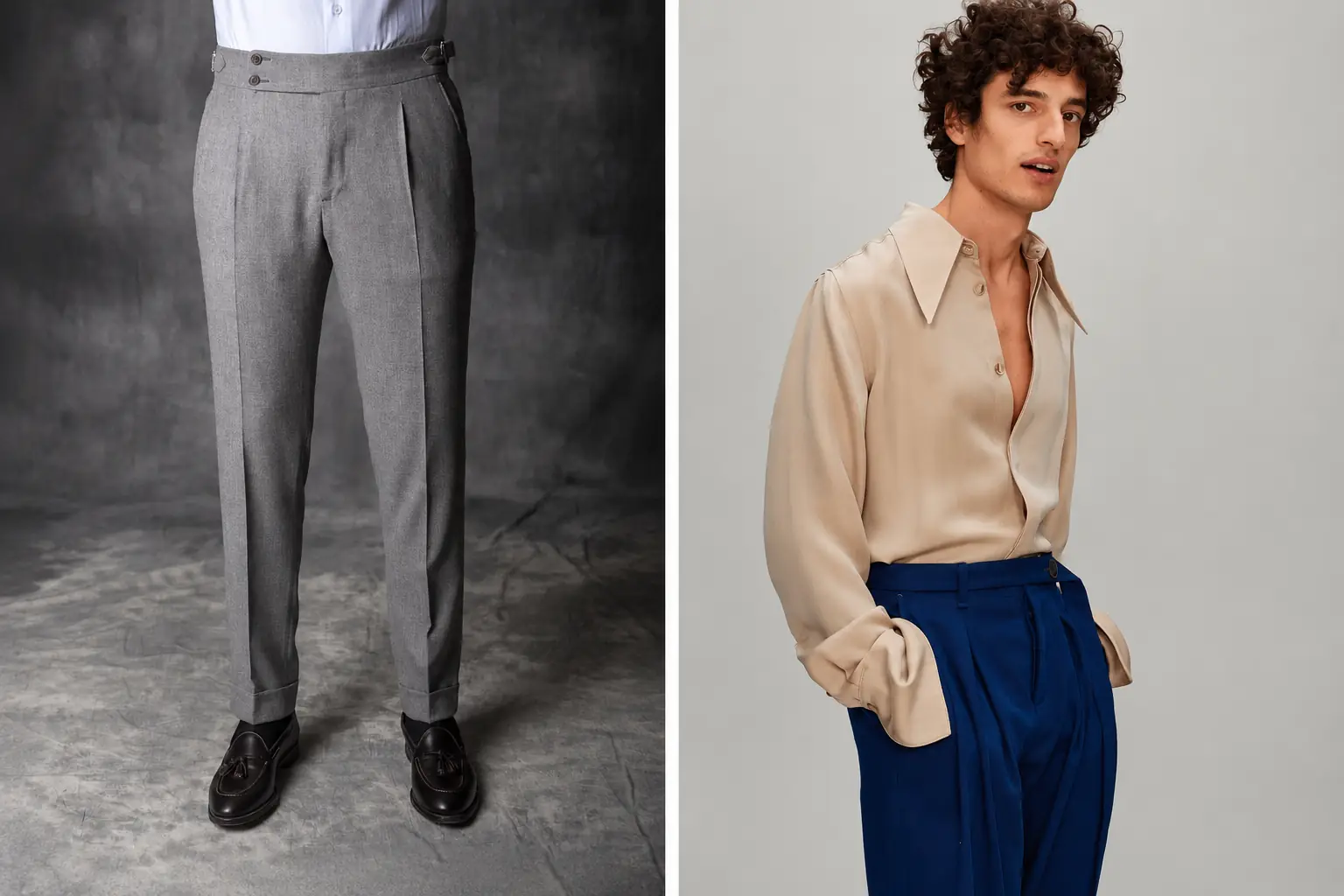 Single Pleat vs Double Pleat Trousers Single Pleat vs Double Pleat Trousers