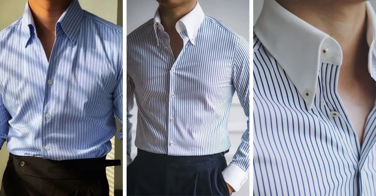 Dress shirt fit for men — collar, sleeve length and shoulder fit guide