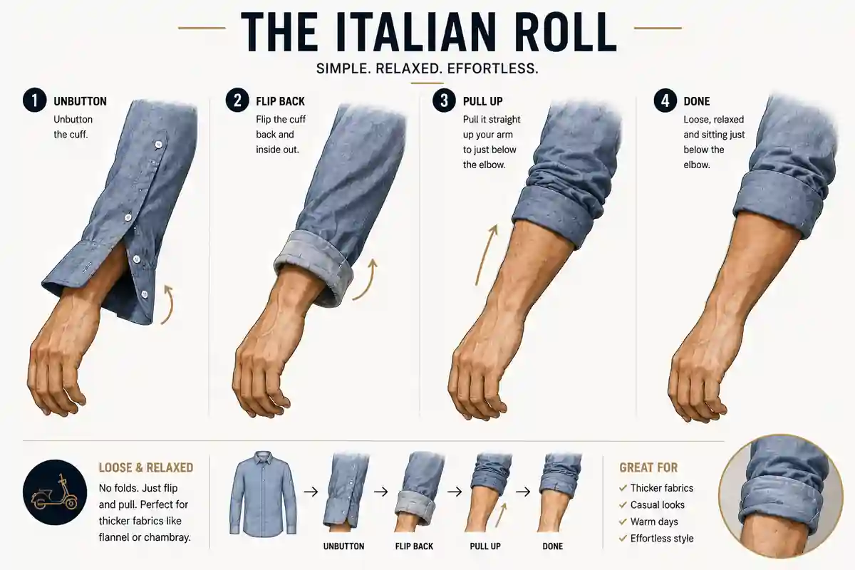 italian way to roll sleeves italian way to roll sleeves
